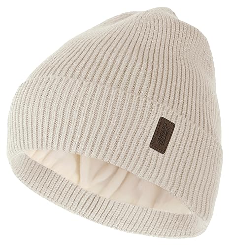 Image of Wmcaps Winter Beanie for Men Women, Fleece Lined Beanie Soft Warm Knit Hat Ski Stocking Cuffed Cap