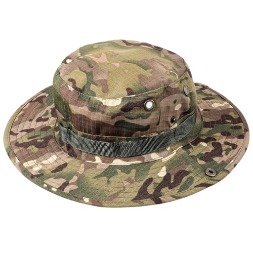 Kifmurase Camoflage Dschungel Hut für Männer und Frauen, Outdoor Anglerhut Herren Camouflage UV Schtuz Boonie Fischer Hut, Faltbarer Breiter Rand Angeln Sommer Safari Hüt Kifmurase Camoflage Dschungel Hut für Männer und Frauen, Outdoor Anglerhut Herren Camouflage UV Schtuz Boonie Fischer Hut, Faltbarer Breiter Rand Angeln Sommer Safari Hüt