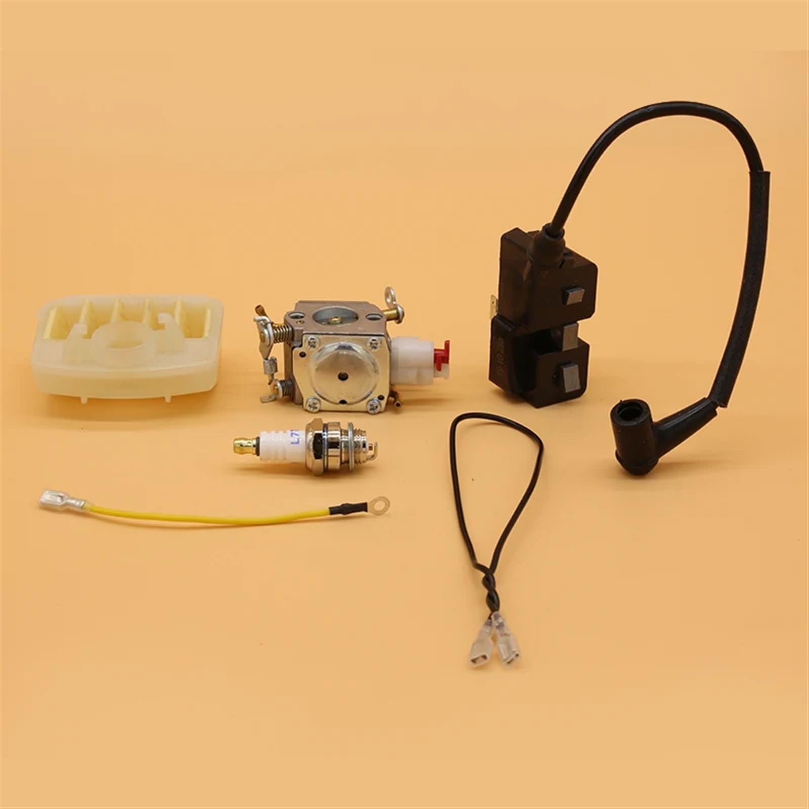 Kit filtro aria bobina accensione carburatore, per Husqvarna