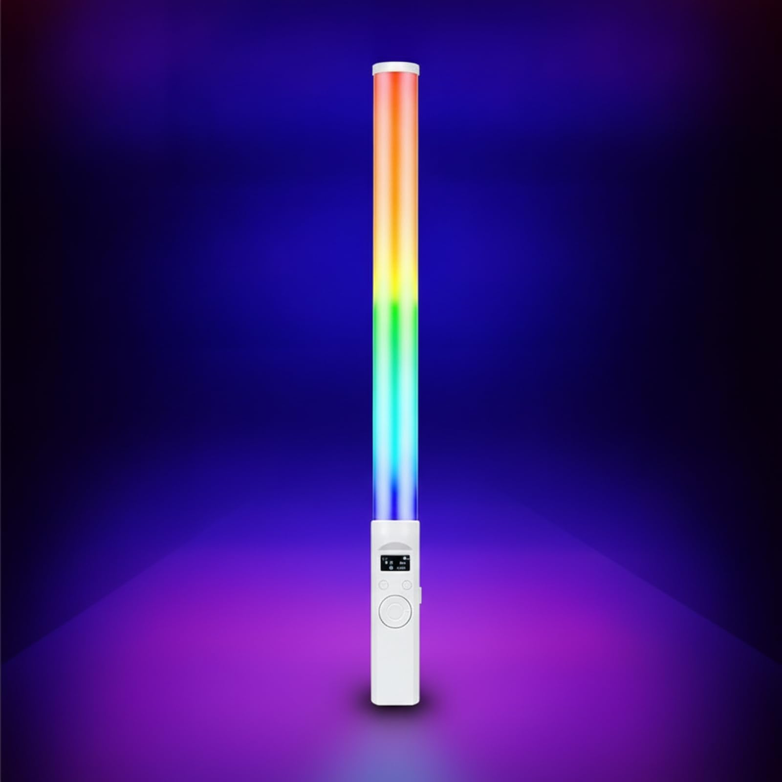 Luz RGB Portátil con Inalámbrico para Iluminación Creativa Fotografía y Batería Recargable 2000mah Acuado para Uso en Interiores y Exteriores, Actualizado con Soporte De Escritorio