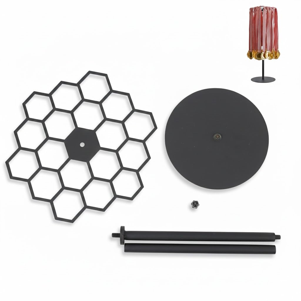 Espositore per Medaglie Girevole a 360°, Porta Medaglie da Tavolo in Acciaio al Carbonio per Basket Corsa Gare Sportive, Robusto e Facile da Montare (Oltre 45 Medaglie)