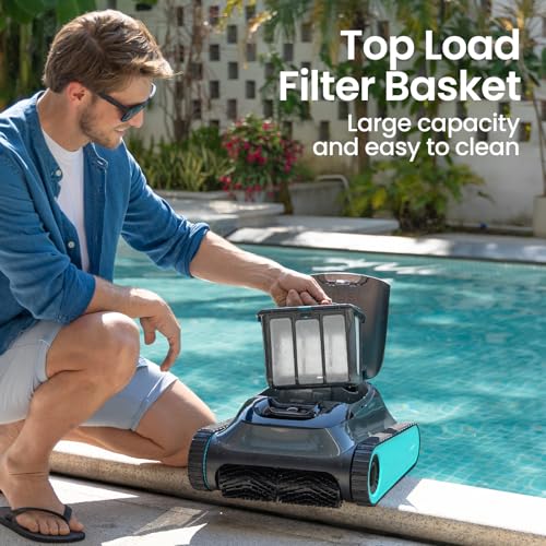 Image of Aiper Scuba S1 Cordless Pool Vacuum, Wall & Waterline Cleaning, 4 Pool Cleaning Modes, Smart Navigation with High-Precision Sensors, for All Inground & Above Ground Pools (2024) (Renewed)