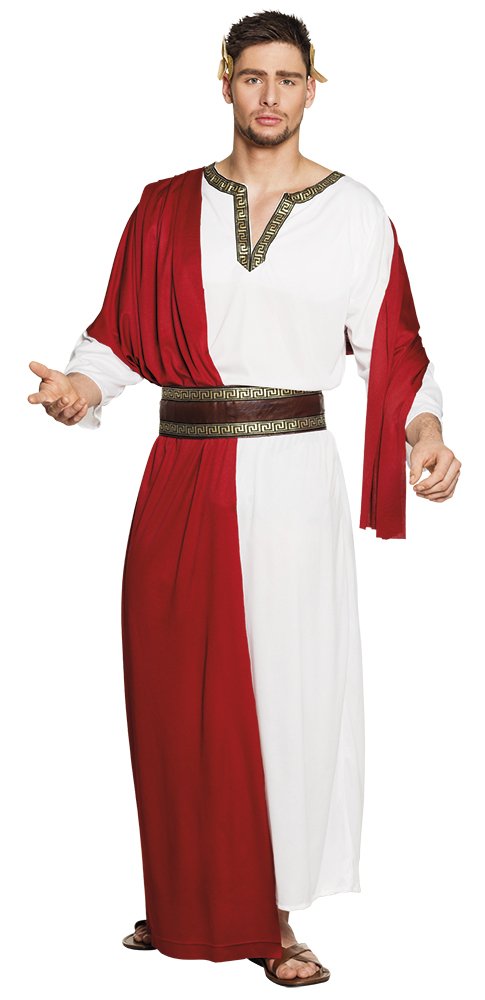 BolandBoland Adult Costume Julius, Red/White, 58/60, 83698