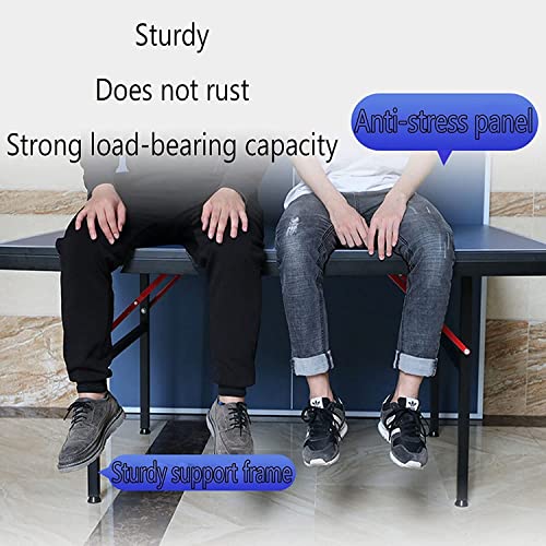 Tischtennisplatte, hochdichte Faser, Cricket-Tischplatte, faltbar, starke Tragfähigkeit, geeignet für Fitnessstudio/Büro/Club, Tischtennis usw – Bild 7