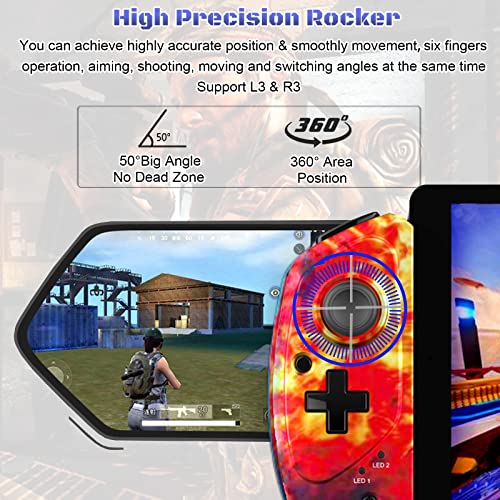 Aode Megadream Wireless Mobile Game Controller Gamepad Joystick For Ipad Ios Iphone 14/13/12, Android Samsung Tablet Pc thumb #4