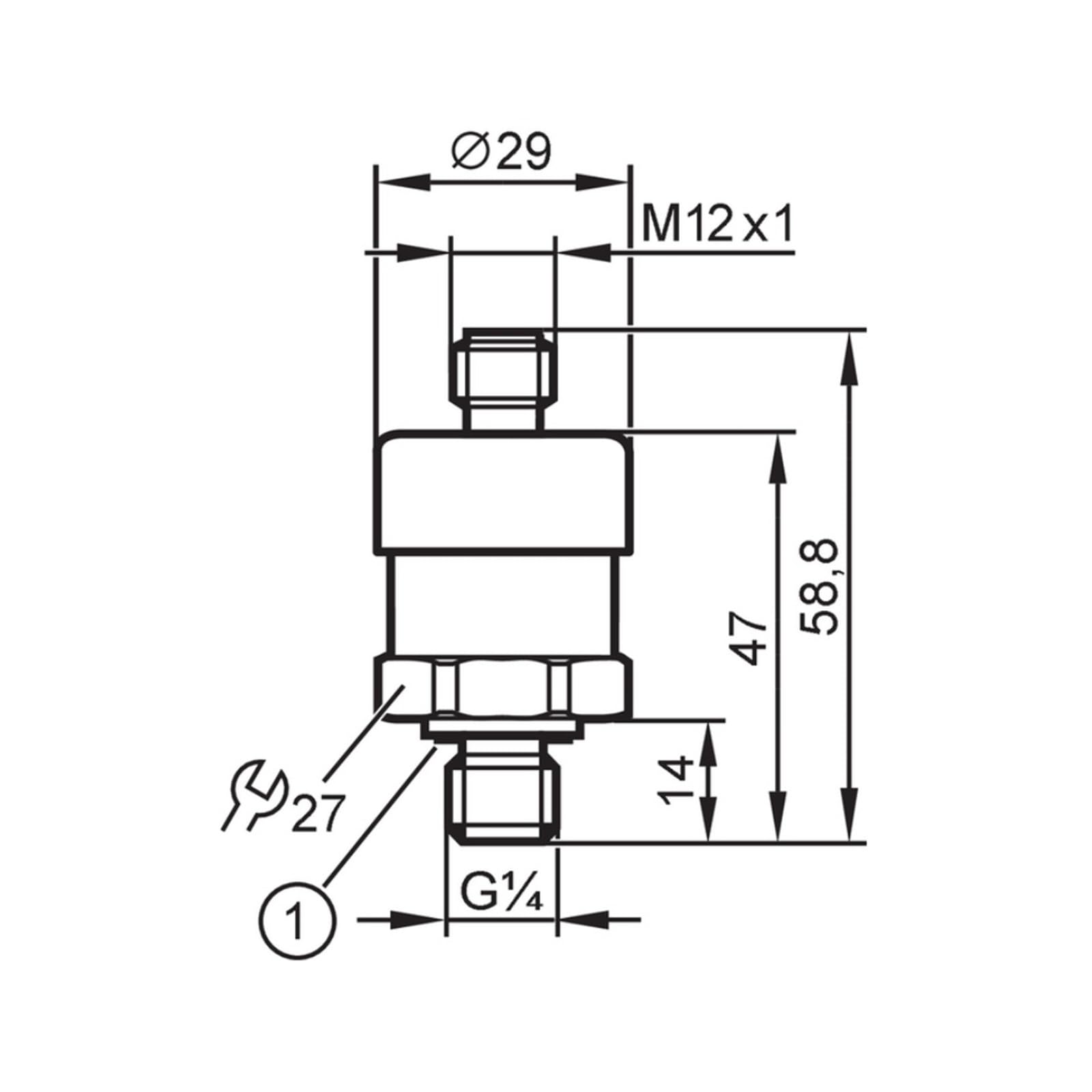 PT0517 Trasmettitore di pressione 0-1,6bar, Originale