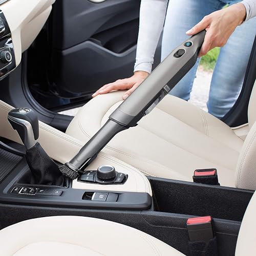 Image of Shark WANDVAC Cordless Hand Vac Lightweight and Portable at 1.4 lbs. with Powerful Suction, Charging Dock, One-Touch Empty for Car & Home, Gold