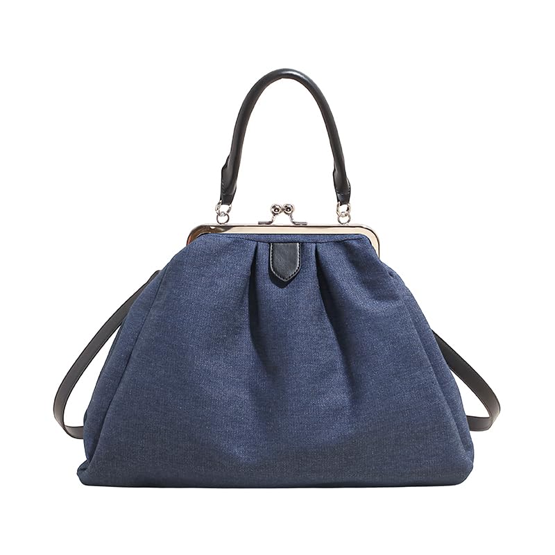 Bolso Tote Grande con Cierre de Broche miniatura 1