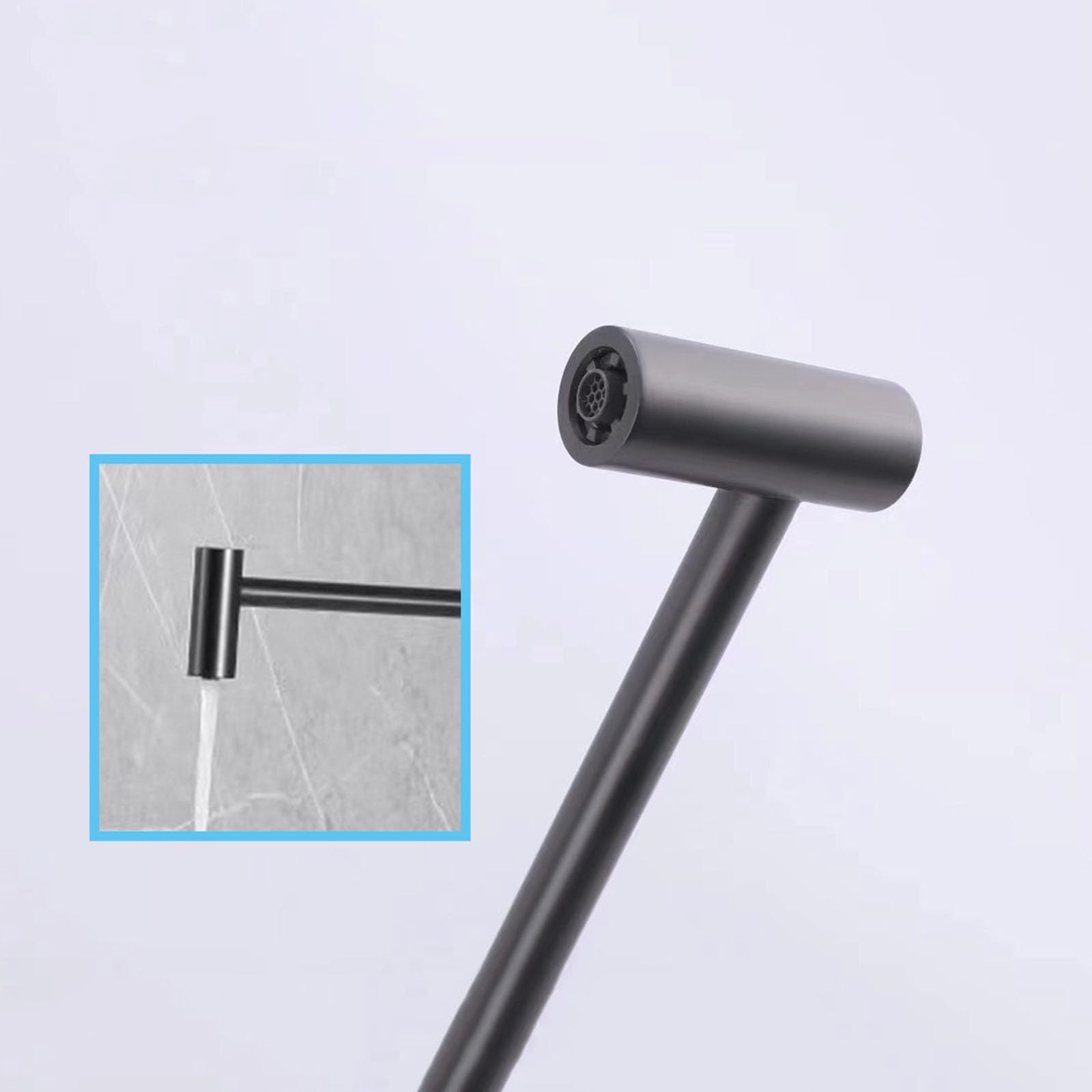 Grifo Cocina para Filtro Agua Osmosis Grifo Monomando Fregadero Osmosis Solo Agua Fria,negro