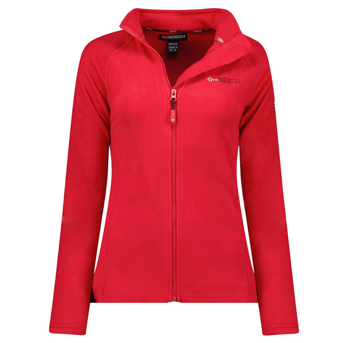 Geographical Norway Tug Lady Fz - Polaire Fine Femme Chaude Fermeture Zip - Veste Automne Hiver Printemps Chaud Femmes - Longues Manches Vetement Pull Fourrure Doux Confort