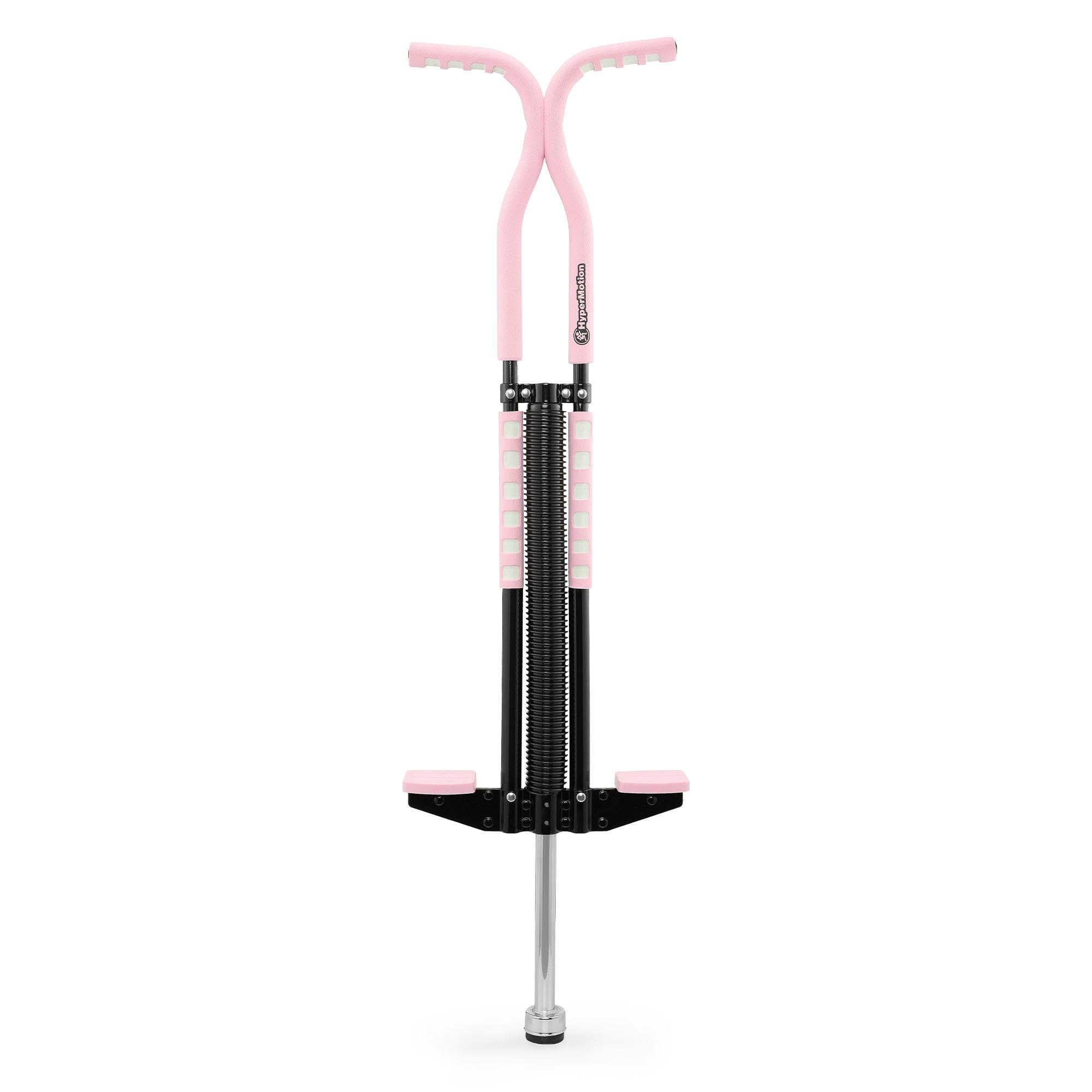 HyperMotion Skoczek POGO dla Dzieci 9–14 Lat, Urządzenie Treningowe do 50 kg, 2,35 kg, System Sprężynowy, Kolor Różowy