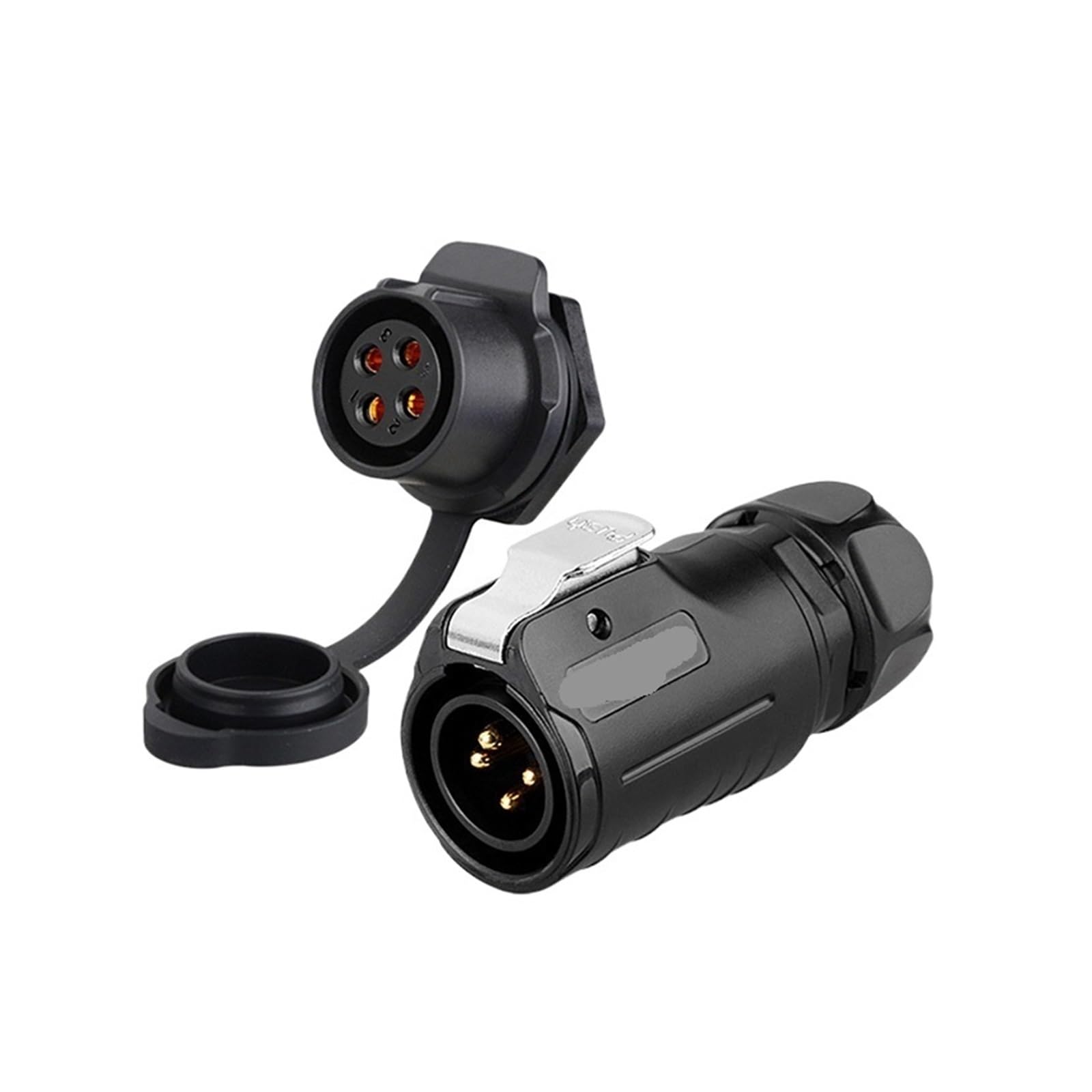 Conector estanco LP20 4 pines con rosca M20 para automatización 8