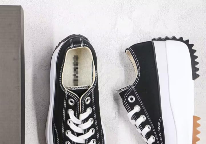 Bomre Montra Digital Terrain Sneakers for Women - Classic Low Top Platform Canvas Shoes, Chunky Loafer Style with Height Increasing Sole4