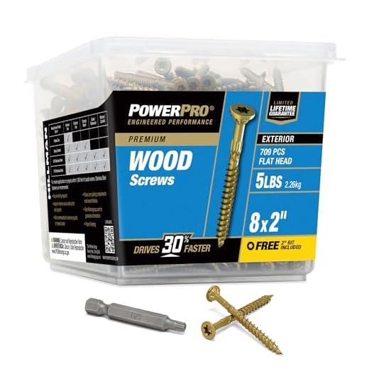 Power Pro Premium Wood Screws