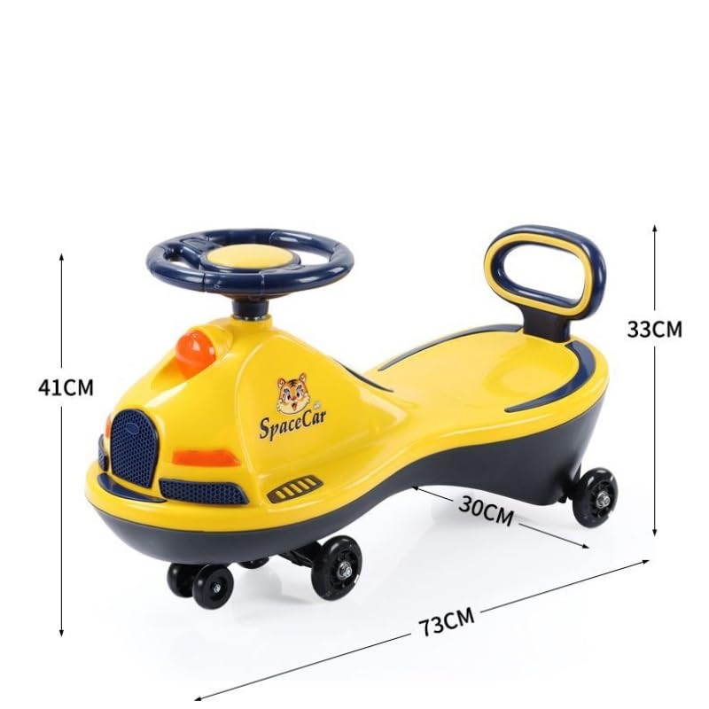 Patinete eléctrico con Ruedas LED Intermitentes, Capacidad de 140 kg, dirección Flexible, Ideal for Exteriores. Triciclo