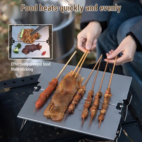 Table de barbecue pliable en titane : finis les repas de camping lourds