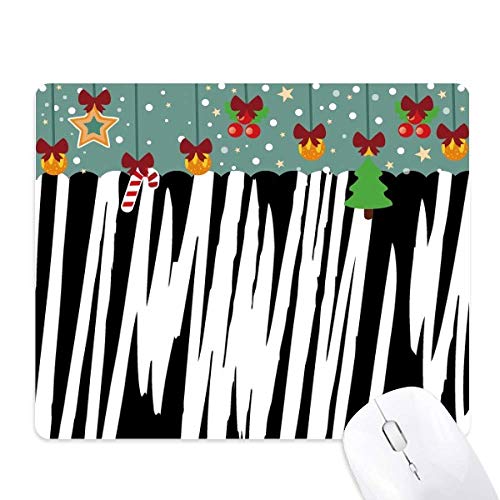 Tapis de souris en caoutchouc premium au motif de ligne irrégulière Brushwork