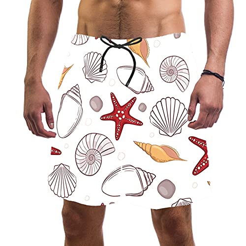 Short de bain pour homme avec 2 poches pratiques et taille élastique