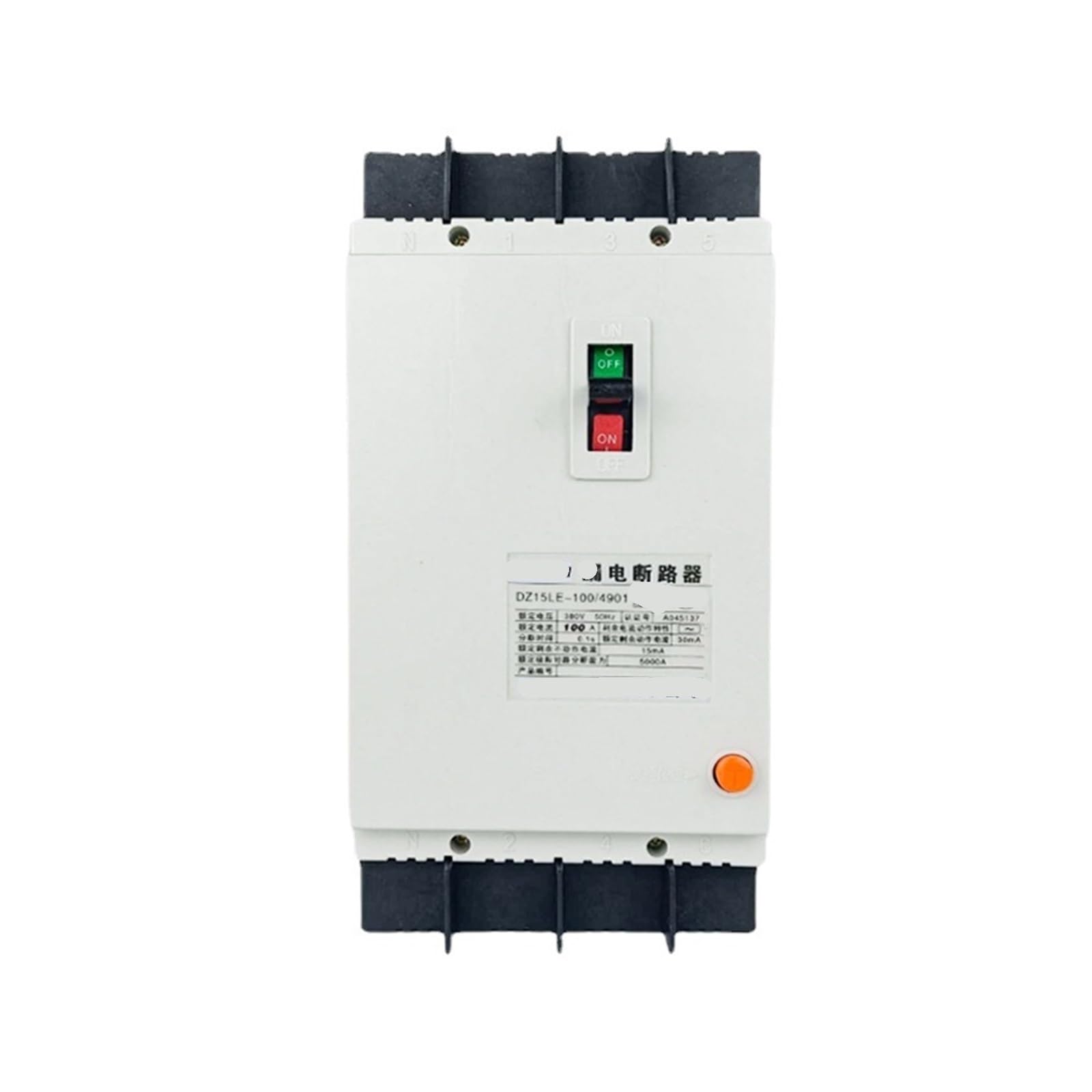 Disjoncteur à boîtier moulé triphasé et monophasé DZ15LE-40A interrupteur fuite 32A