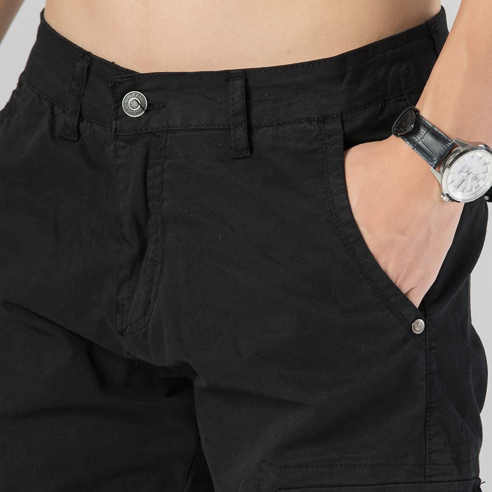 TONY BACKER Pantaloni Casual Elasticizzati Uomo Pantaloni Cargo da Uomo Pantalone in Cotone Leggero Uomo Cargo 6591