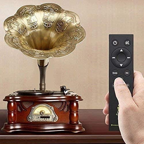 Bluetooth Belt-Drive Record Retro Player Turntable Library Vintage Phonographe Gramophone avec klaxon en cuivre Caisson… - Les Beatles, Paul McCartney, John Lennon, RIngo Starr, George Harrison Bluetooth Belt-Drive Record Retro Player Turntable Library Vintage Phonographe Gramophone avec klaxon en cuivre Caisson… – Image 4