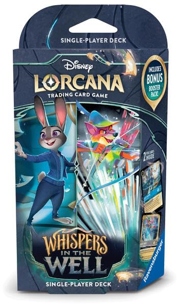 Ravensburger - Disney Lorcana TCG: Set 10 Whispers In The Well | Juegos De Cartas Adultos Y Niños con 60 Cartas Disney Lorcana | Juegos De Mesa Niños 10 Años Coleccionables | Regalos Originales