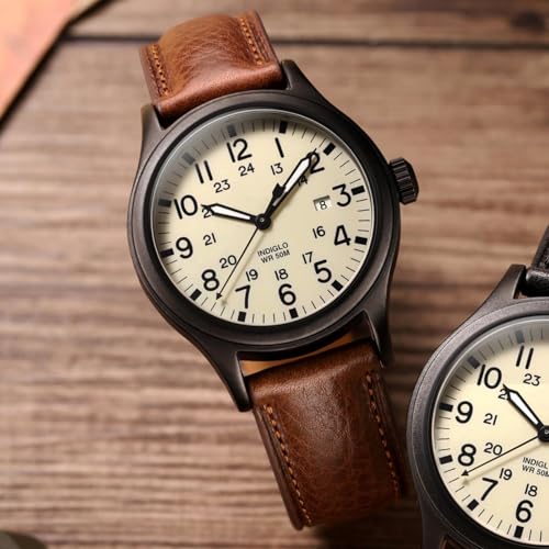 image for Getalia Italian leather Watch Band Tuscany Natural Vegetable-Tanned Fu