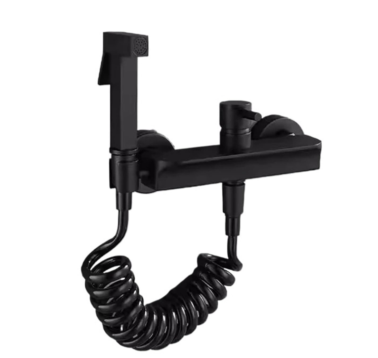 ZYCHSJXA Toilet Bidets Sprayer Bathroom Accessories Cold and Hot Water Mixer Bidet Faucet Wall Mounted Brushed(DVPEN01-SL)