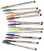 BIC Cristal Multi Colour Ballpoint Pens, Assorted Colors Every-day Biro Pens with Wide Point (1.6 mm), Pack of 20