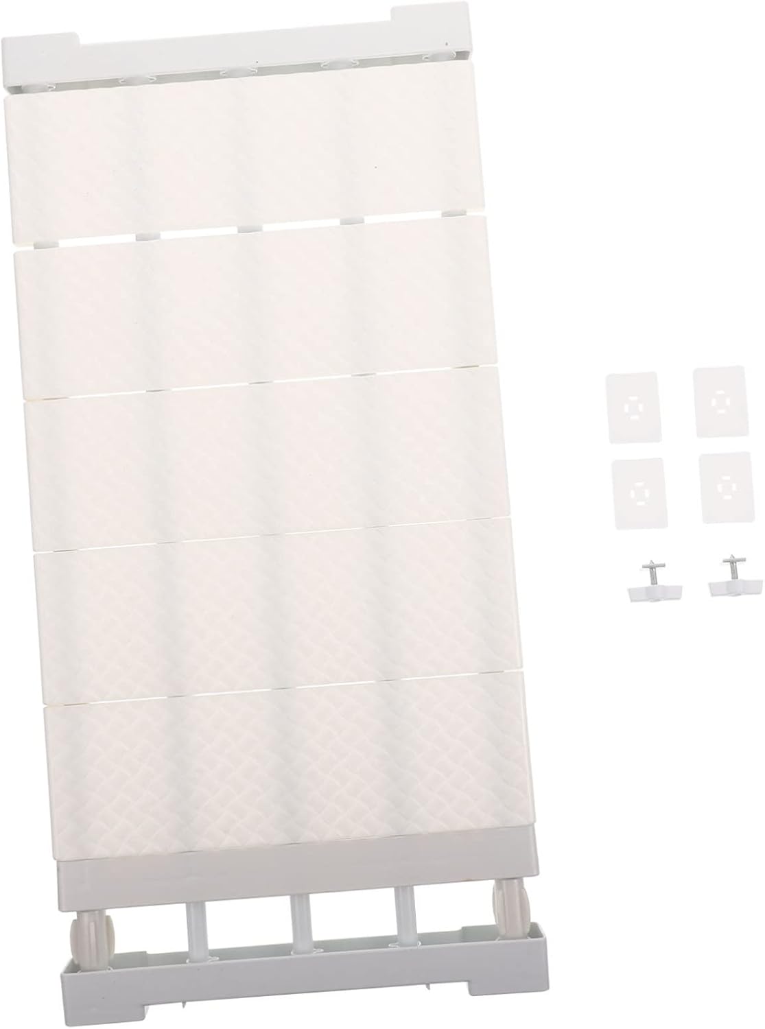 Wire Shelf Dividers Closet Partition Retractable Tension Shelf Sturdy Organizer for Bookcase Storage Supplies