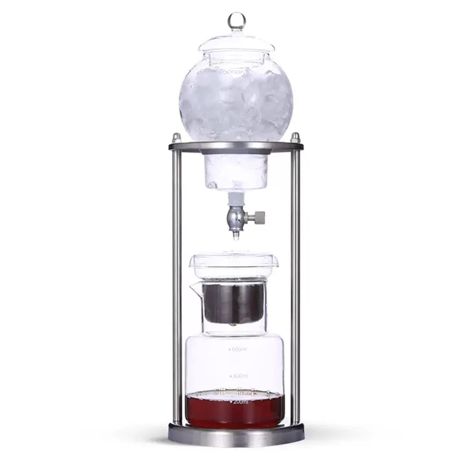 Machine à café infusée, tour d'égouttement à froid, machine à café glacé infusé à froid, tour d'égouttement à froid, support en acier inoxydable, tour d'infusion de café glacé à faire soi-mê