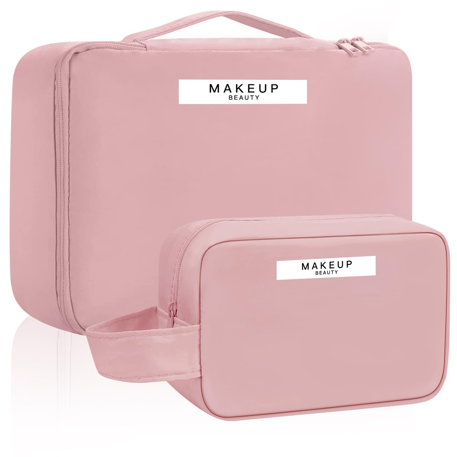 lmytdoMakeup Bag Travel Cosmetic Bag Waterproof Wash Bag Toiletries Portable Makeup Case Storage Organizer Bag for Women Girls (3PCS)