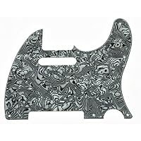 Ersatz Pickguard Für Telecaster Telecaster Schlagbrett (Pickguard) Blau/gelb 3-lagig | Kratzplatte Für Gitarren Im Tele-Style Telecaster Fender