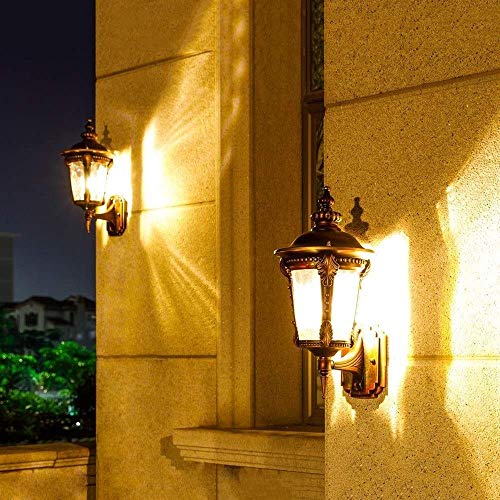 Muraux muraux en aluminium IP54 finis la rouille sur votre façade extérieure