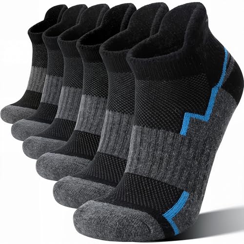 Welwoos Merino Wool Ankle Hiking Socks Thermal Warm Thick Winter Compression Support Running Cushion...