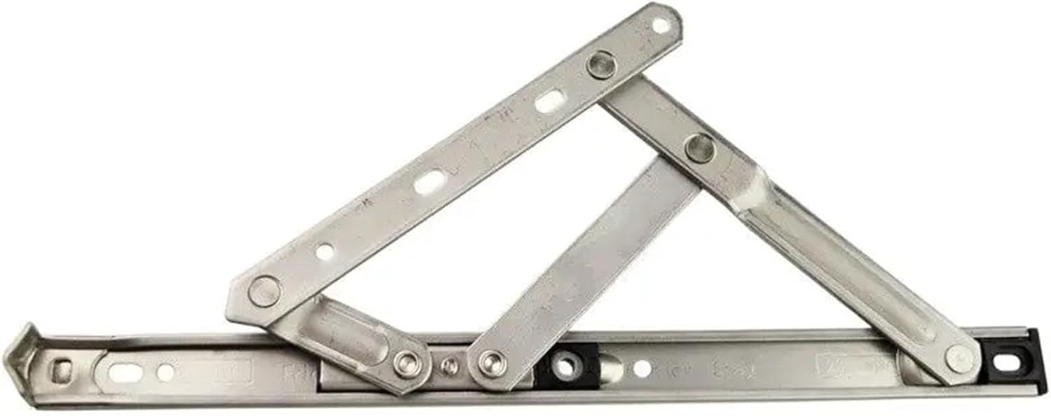 Casement Window Hinge Curtain Wall Hanging Window Hinge Stainless Steel Sliding Support Bracket 12 Inches