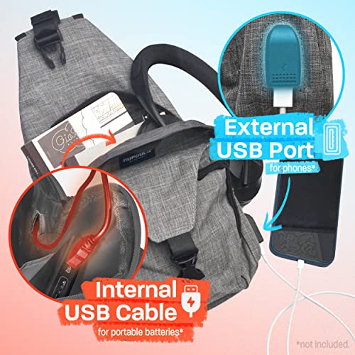 Image of Nupouch Anti-Theft Daypack: Anti Theft Crossbody Bag, Lightweight for Travel, Hiking, or Everyday Pickpocket Protection