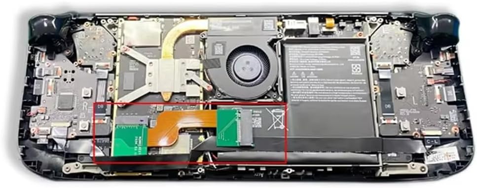 for SteamDeck OLED SSD Hard Drive Conversion Flexible PCB PCIe4.0 M.2 2230 to 2280 Hard Drive Conversion 4T 8T Adapter