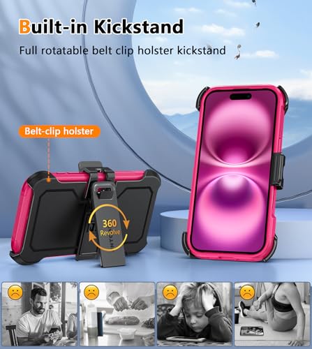 Coque iPhone 16 magnétique robuste pour éviter les bris d'écran