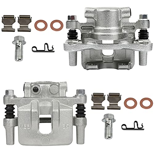 Image of SCITOO 18B5039 18B5038 Rear Brake Calipers With Bracket Fit For Chrysler For 200 /Sebring, For Dodge For Avenger /Caliber, For Jeep For Compass For Jeep For Patriot For Mitsubishi For Lancer