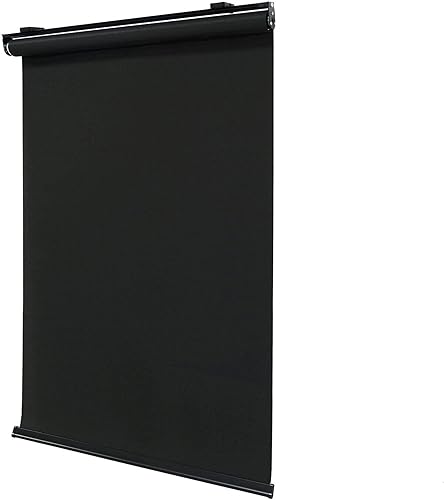 Persianas enrollables opacas sin cordones de 72 pulgadas de ancho x 72 pulgadas de largo, bloqueo de luz solar y sonido, impermeables, para