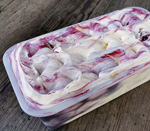 Blaubeer Eispaste Aroma Variegatos Eis Desserts Pralinen Zum Verfeinern von leckerem Eis Getränke Kuchen Kekse Tortencremes Eiscremes uvm. Inhalt 250 g – Bild 7