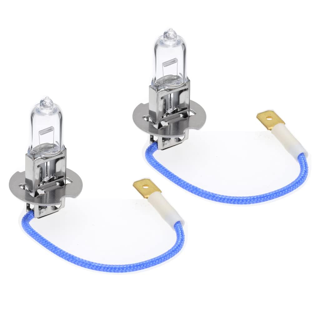 IPF Halogen H3 Bulb 3200K Clear 12V 55W Headlight Fog Lamp Pair Japan