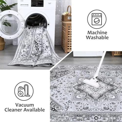 Alfombra de pasillo lavable para evitar resbalones y proteger el suelo 5