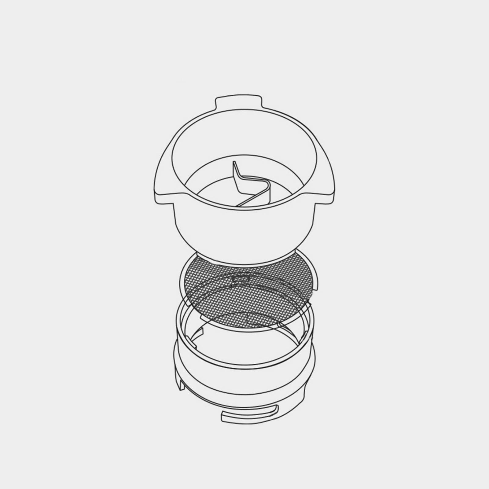 Siebträger Dosiertrichter Kaffeezubereitungswerkzeug Kaffeezubehör Dosiertrichter Kaffeemaschine Adapterringe für Kaffee