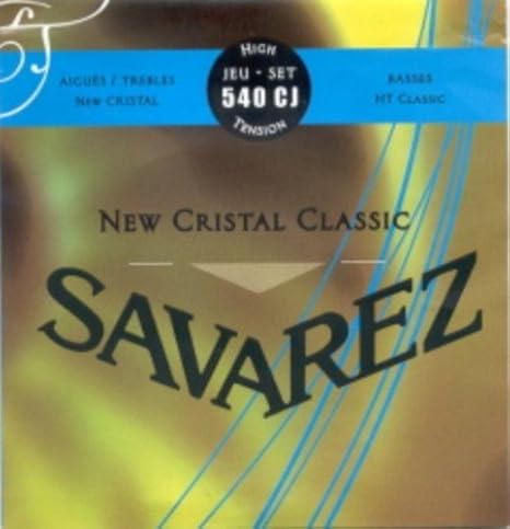 CUERDAS GUITARRA CLASICA - Savarez (540/CJ) New Crystal Classic Azul (Juego  Completo) : Amazon.de: Musikinstrumente \u0026 DJ-Equipment