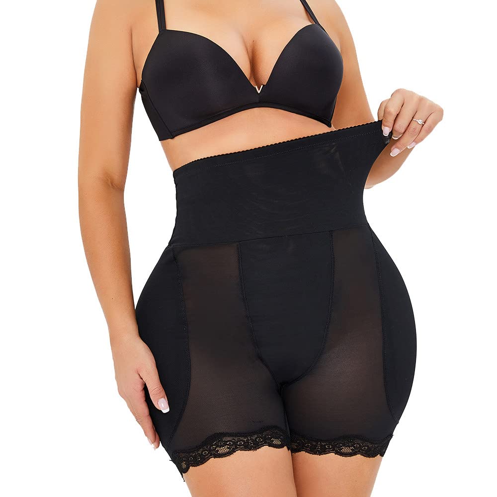 Mutande Push Up Donna - Guaina Modellante S-6Xl per Donna, Cintura Modellante A Vita Alta, Modellante per Fianchi, Glutei, Cosce, Modellante, Controllo della Pancia, Taglie Forti