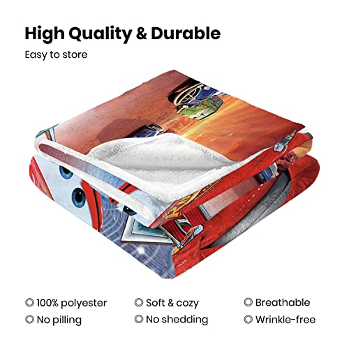 Cartoon Blanket 50"X40" Super Soft Flannel Throw Blanket Air Conditioner Blanket Cooling Summer Blanket Printed Cartoon Pattern Custom Cute Lightweight Sleep Comfort For Couch Kids Boys Adults #TOP3