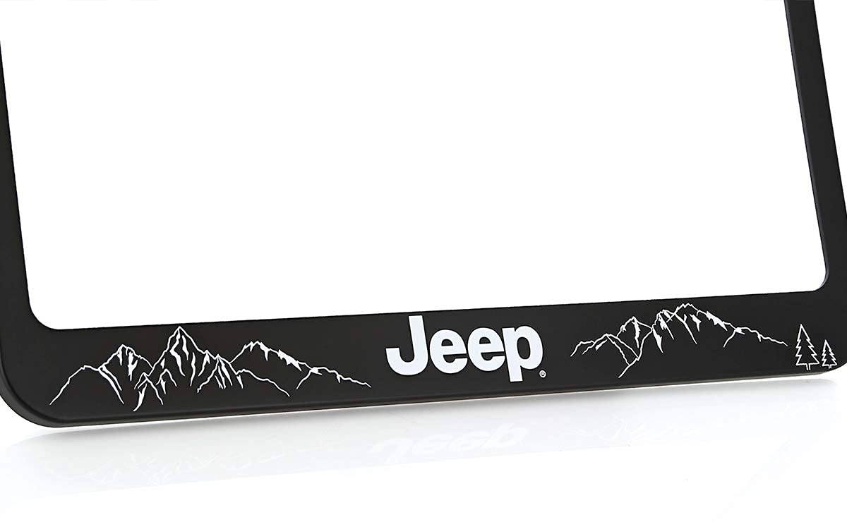 Duck License Plate Frame Jeep Overland License Plate Frame - Black Powder  Coated Metal Holder With Screw Covers License Plate Holder, image size:1200x740
