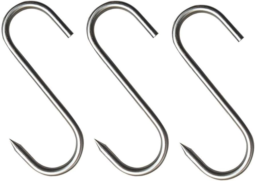 Meat Hooks 20Pcs,Premium Butcher's Hook,Stainless Steel